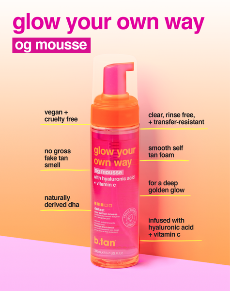 glow your own way - og glow mousse