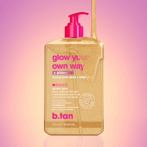 b.tan glow your own way shimmer