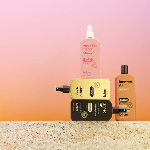 b.tan tanned AF®... intensifier tanning oil b.tan suncare