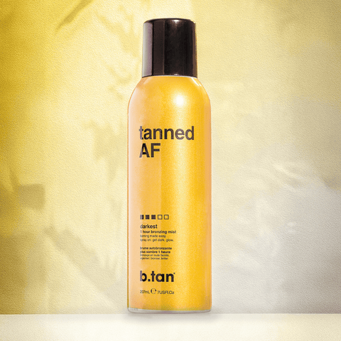 b.tan tanned AF® bronzing mist b.tan Foam
