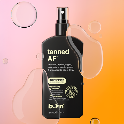 tanned AF®... intensifier tanning oil