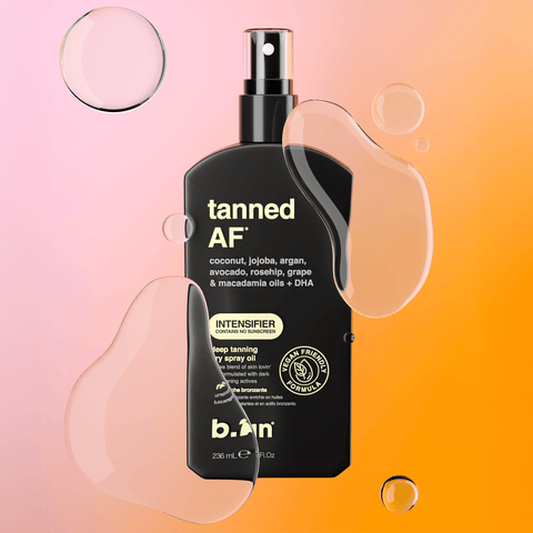 b.tan tanned AF®... intensifier tanning oil b.tan suncare