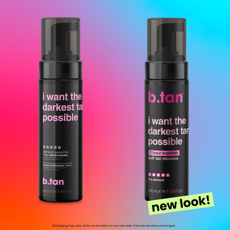 b.tan i want the darkest tan possible b.tan Foam