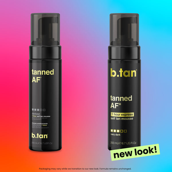 tanned AF self tan mousse | ultra dark tanning mousse | b.tan USA MineTan USA tanned AF self tan mousse | ultra dark tanning mousse | b.tan USA MineTan USA