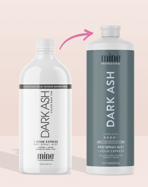 MineTan Body Skin Dark Ash Pro Spray Mist Mine Pro Mist