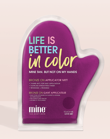 MineTan Body Skin Bronze On Applicator Mitt Mine Body