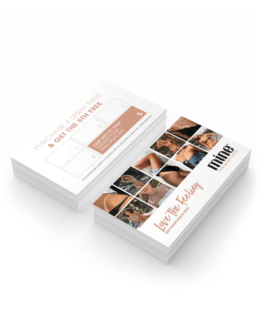 MineTan Body Skin MineTan Professional Client Loyalty Cards Mine Marketing