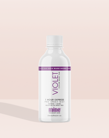 MineTan Body Skin Violet Pro Spray Mist Sample Mine Pro Mist