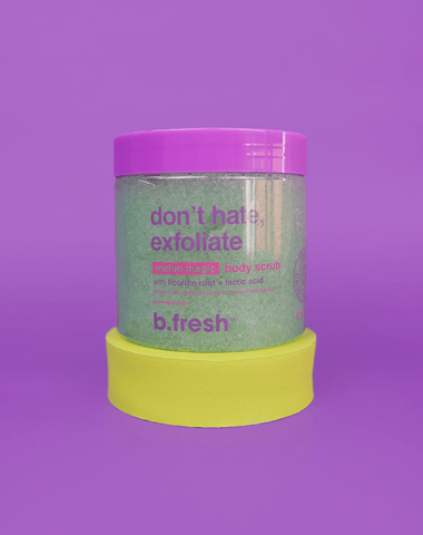 b.fresh don't hate, exfoliate body scrub