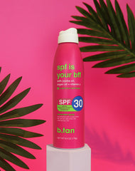 b.tan spf is your bff... SPF30 spray b.tan suncare