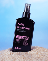 b.tan hello sunshine... SPF7 tanning oil b.tan suncare