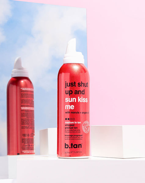 b.tan just shut up and sun kiss me everyday glow whip b.tan Everyday